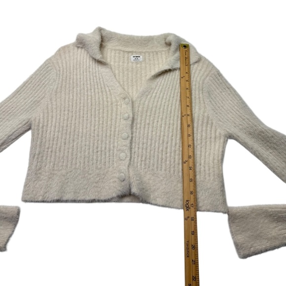 Cotton:On Knit Ribbed Cropped Cardigan Size M - Picture 11 of 12